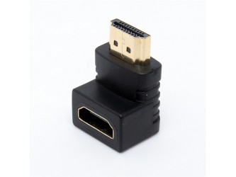Przejście HDMI kątowe 270stopni złocone HDMI2.1 4K