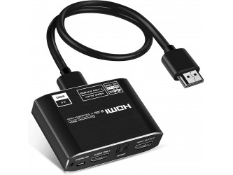 Ekstraktor dźwięku z HDMI 4K z obsługą Dolby Atmos 7.1 do HDMI audio oraz HDMI ARC