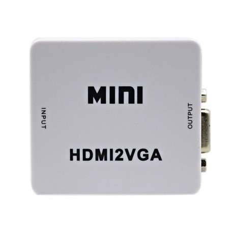 Konwerter video HDMI do VGA +audio
