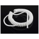 Kabel 30/90cm OMGY 3x0,75mm2 biały spiralny, do żyrandoli, RTV/AGD ruchomych