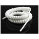 Kabel 55/165cm OMGY 3x0,75mm2 biały spiralny, do żyrandoli, RTV/AGD ruchomych