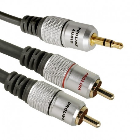 Kabel RCA-miniJack 3m Prolink Exclusive TCV3420