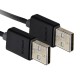 Przewód USB 0,5m A-A USB2.0 Prolink Black PB469