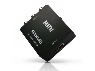 Konwerter CVBS-HDMI Composite Video do HDMI czarny