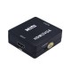Konwerter video HDMI do VGA +audio czarny
