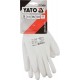 Rękawice robocze nylonowe, białe r. 9 Yato YT-74699