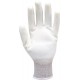 Rękawice robocze białe, nylon, pu, r. 10 Yato YT-7470