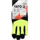 Rękawice robocze z syntetycznej skóry "Amara", ze wzmocnieniami w części chwytnej + obsługa smartfona, r. 9 Yato YT-74655